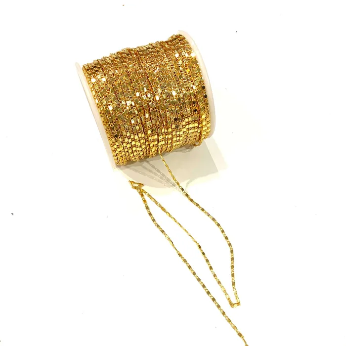 165 Foot 5 Meters18mm Bulk 24Kt Gold Plated Soldered Chain Gold Plated Chain Peppy Beads Necklaces 165 Foot 5 Meters18mm Bulk 24Kt Gold Plated Soldered Chain Gold Plated Chain Peppy Beads Necklaces