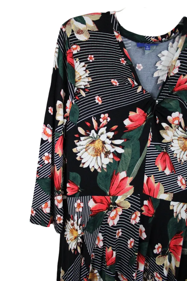 APT9 Black Tropical Dress XL APT9 Rings