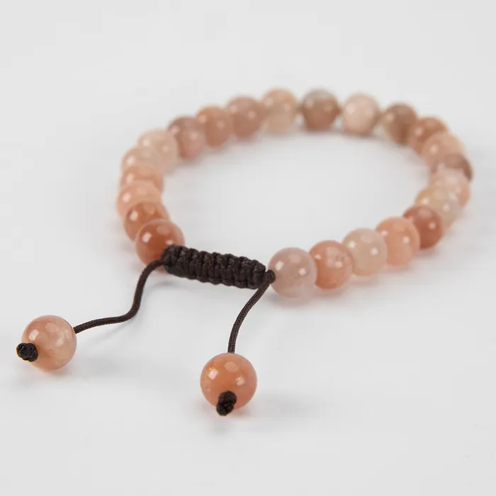 Bracelets Nirvana Mala Adjustable Sunstone Bracelet