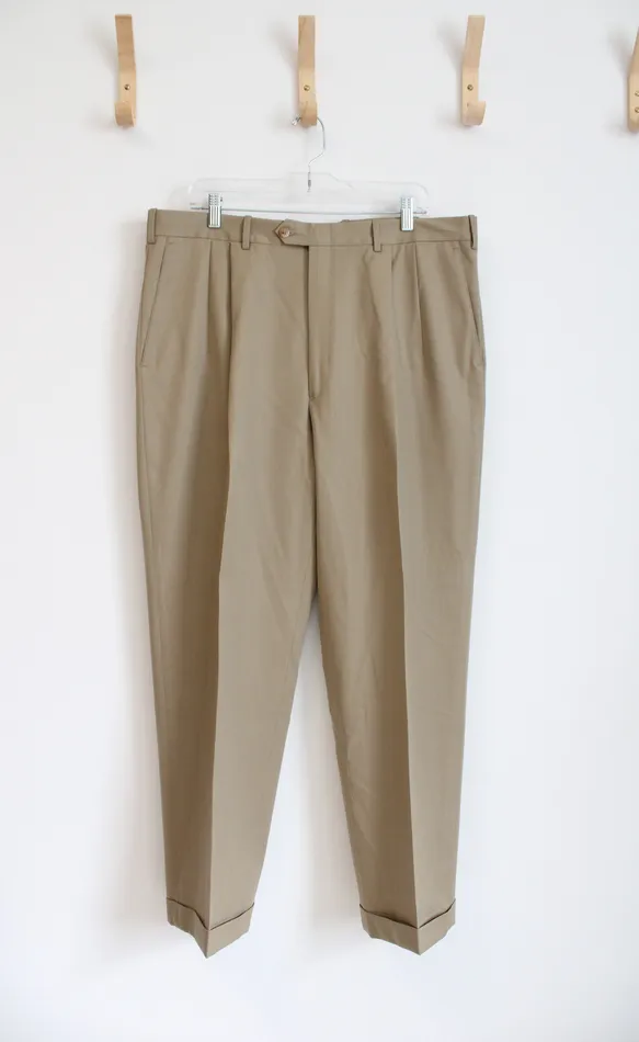 Britches Khaki Dress Pants 38X29 Britches Earrings
