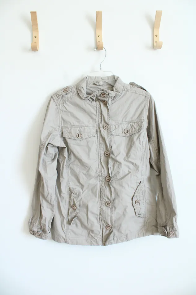 Cabelas Legendary Quality Tan Khaki Jacket M Cabelas Earrings