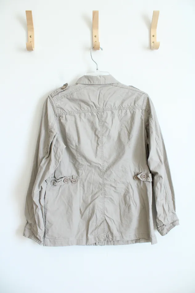 Cabelas Legendary Quality Tan Khaki Jacket M Cabelas Earrings