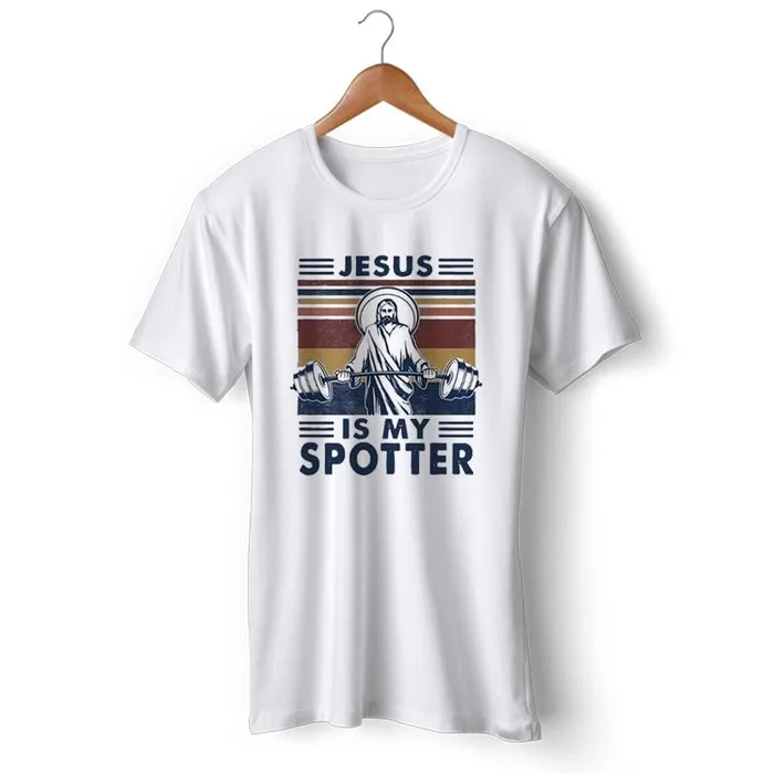 Christian TShirt br Jesus Is My Spotter Lords Guidance Earrings