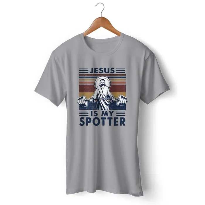 Christian TShirt br Jesus Is My Spotter Lords Guidance Earrings