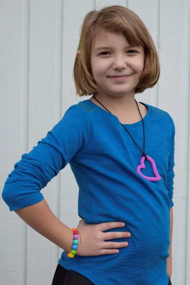 Clearance Heart Mild Chew Munchables Necklaces