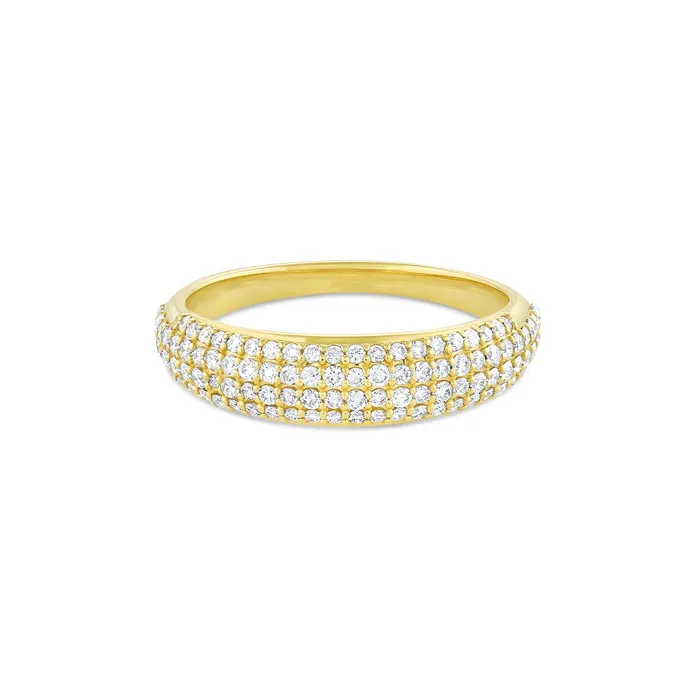 Consider the Wldflwrs Rings Pav Dome Ring Lab Grown
