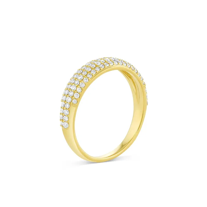 Consider the Wldflwrs Rings Pav Dome Ring Lab Grown