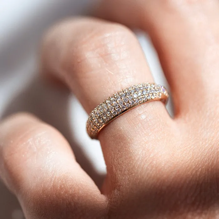 Consider the Wldflwrs Rings Pav Dome Ring Lab Grown