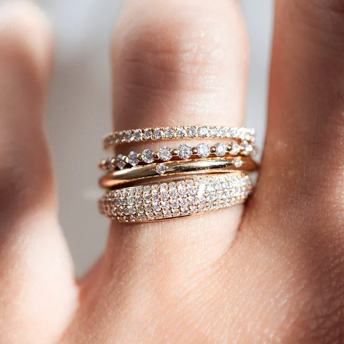 Consider the Wldflwrs Rings Pav Dome Ring Lab Grown