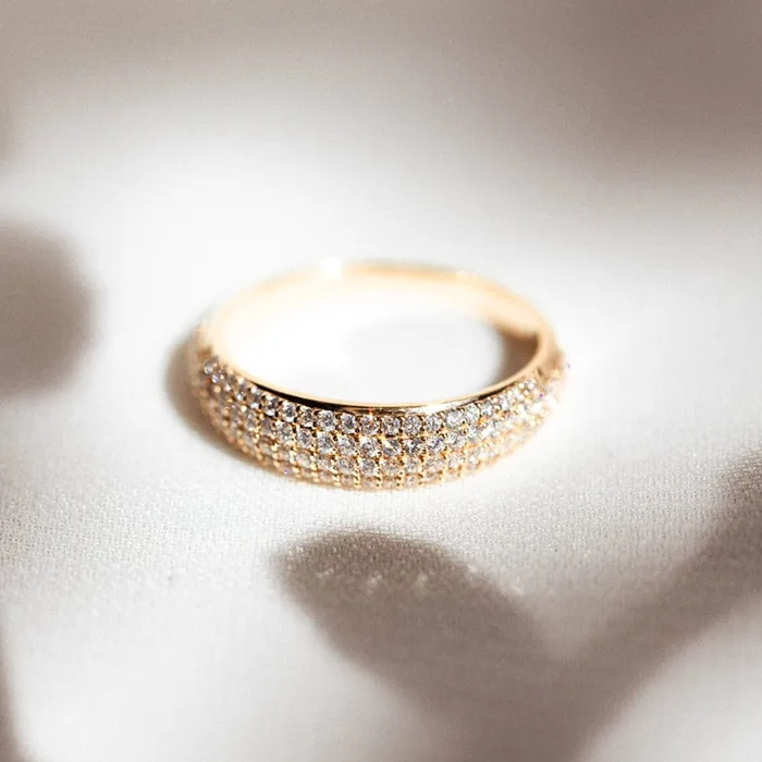 Consider the Wldflwrs Rings Pav Dome Ring Lab Grown