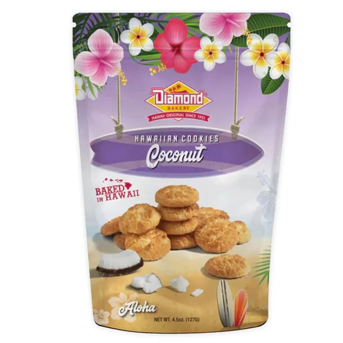 DIAMONDBAKERY Earrings Diamond Bakery Hawaiian Coconut Cookies 4 oz Bag