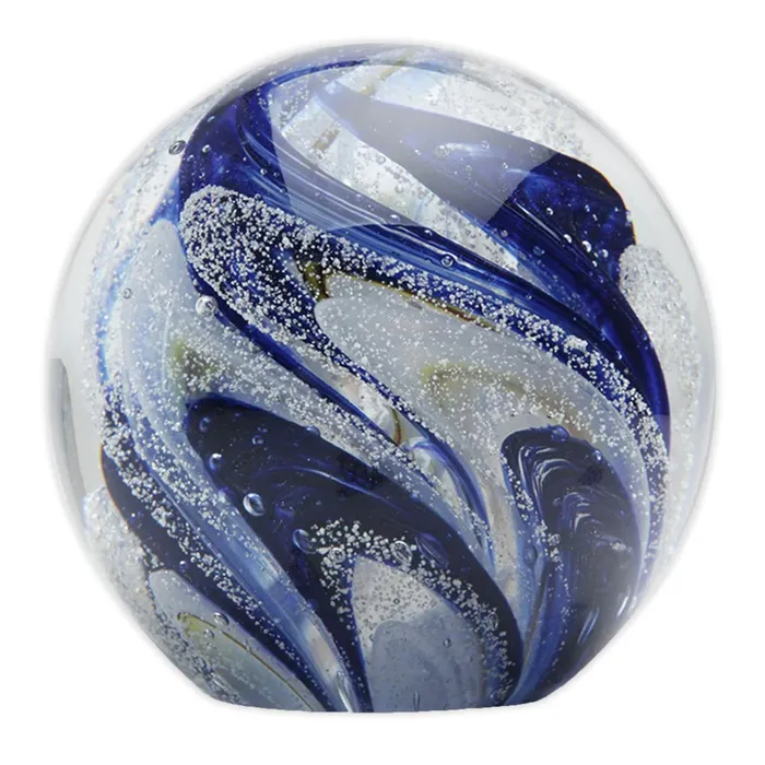 Earrings DYNASTYGAL Dynasty Gallery Large Glow in the Dark Paperweight Dark Blue