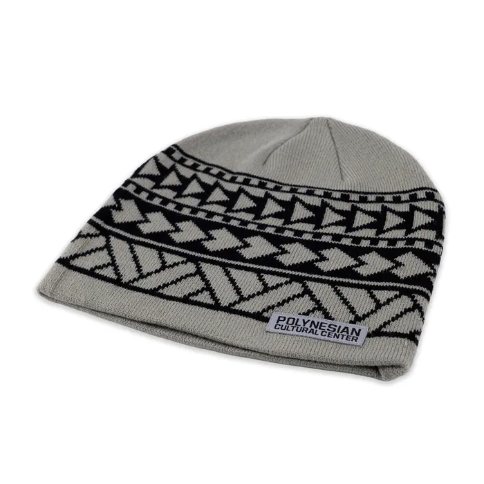Earrings GREATMOUNTAINWE Polynesian Cultural Center Knitted Beanie Cap Tribal Gray