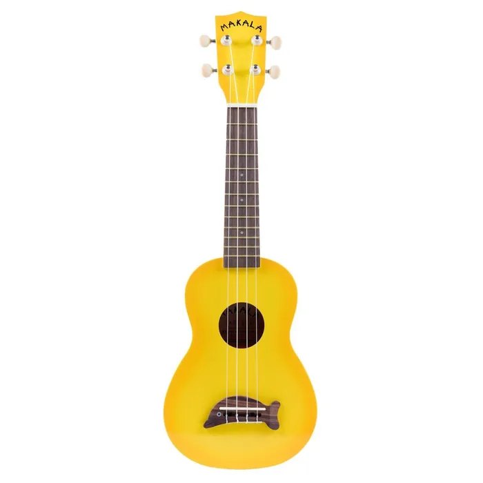 Earrings KALABRAND Makala Mahogany Yellow Burst Dolphin Ukulele Soprano size