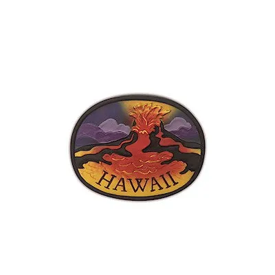 Earrings Magnet HandPainted Volcano HI MADDENCORP