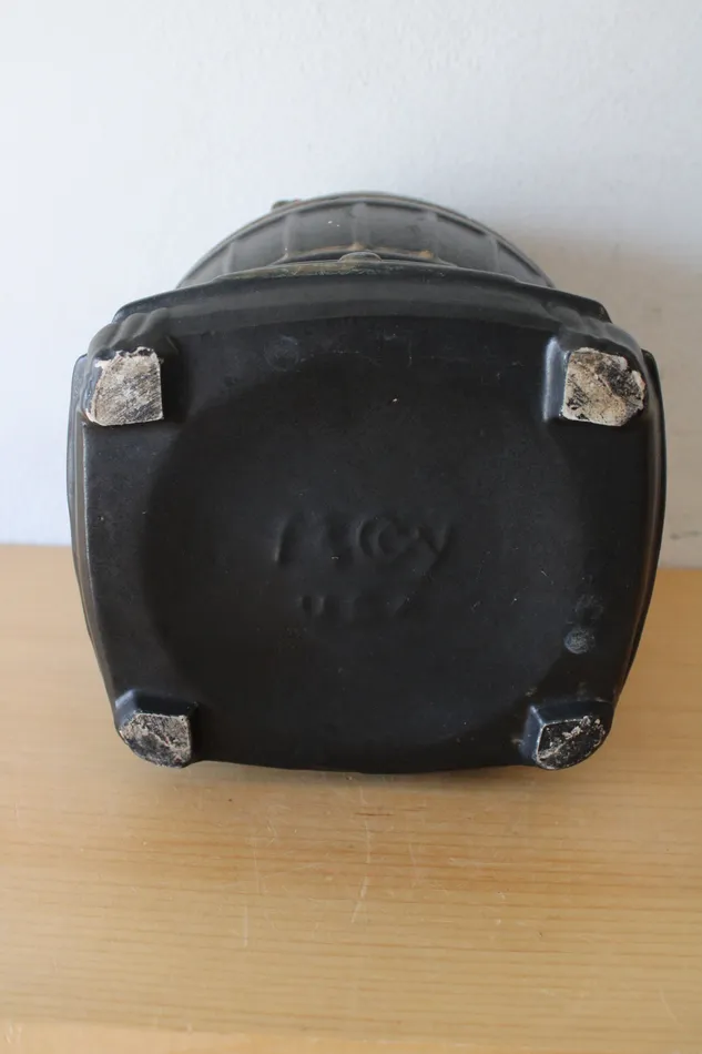 Earrings McCoy Vintage Pot Belly Stove Cookie Jar McCoy