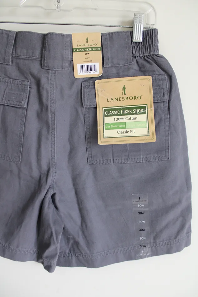 Earrings NEW Lanesboro Gray Classic Hiker Short 30 Lanesboro