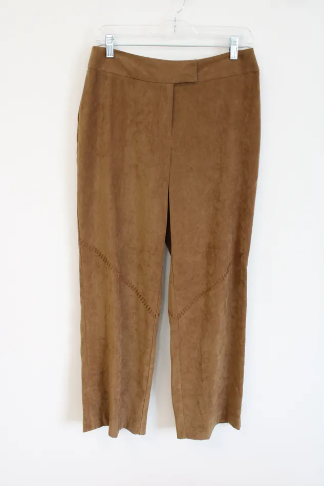 Earrings Norton McNaughton Norton McNaughton Brown Sueded Pant 10 Petite