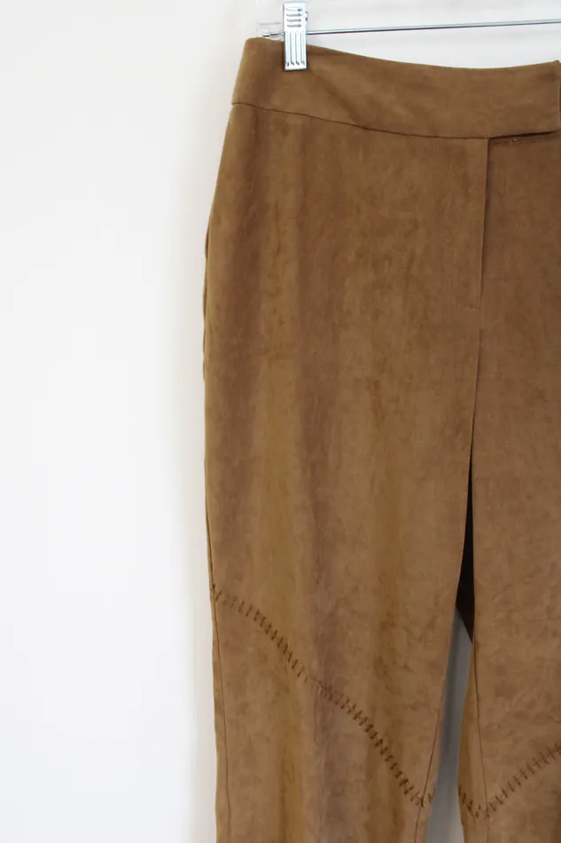 Earrings Norton McNaughton Norton McNaughton Brown Sueded Pant 10 Petite