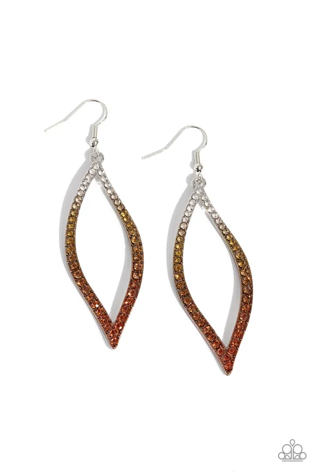 Earrings Paparazzi Accessories Admirable Asymmetry Multi