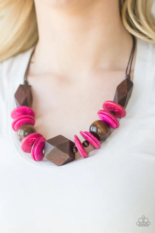 Earrings Paparazzi Accessories Pacific Paradise Pink
