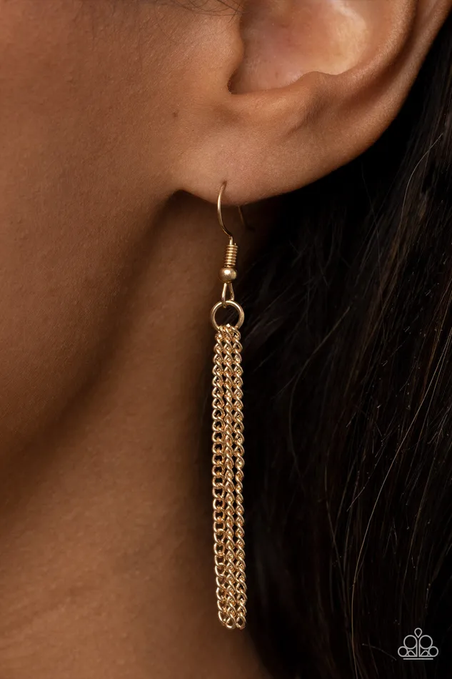 Earrings Paparazzi Accessories Totem Treasure Pink