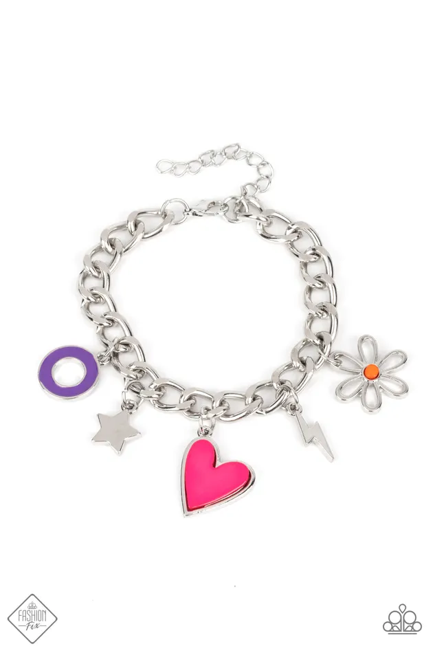Earrings Paparazzi Accessories Turn Up the Charm Multi