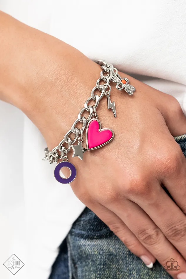 Earrings Paparazzi Accessories Turn Up the Charm Multi