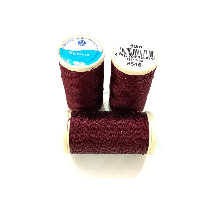 Earrings Peppy Beads Coats Nylbond extra strong beading thread 60mt burgundy 9570 Earrings Peppy Beads Coats Nylbond extra strong beading thread 60mt burgundy 9570