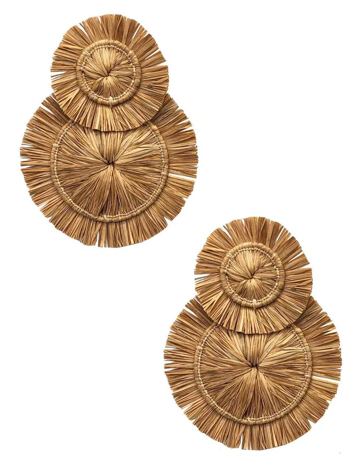 Earrings SONIA DEUS RAFIA EARRING Erika Pea