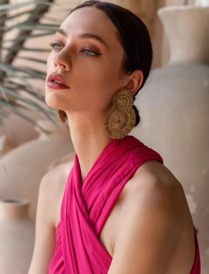 Earrings SONIA DEUS RAFIA EARRING Erika Pea