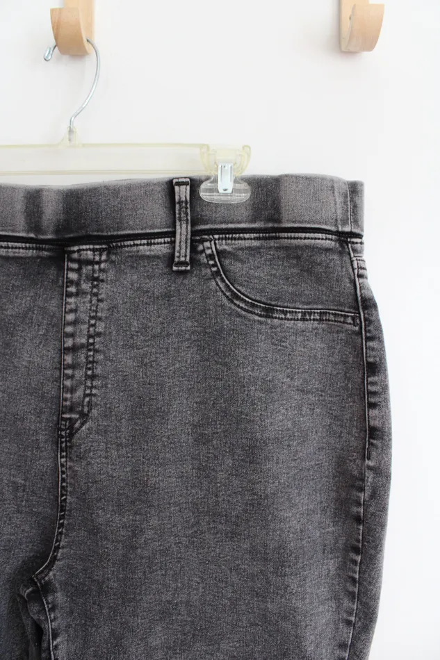 Earrings Terra Sky Dark Gray Wash Capri Pants 1X 1618 Terra Sky