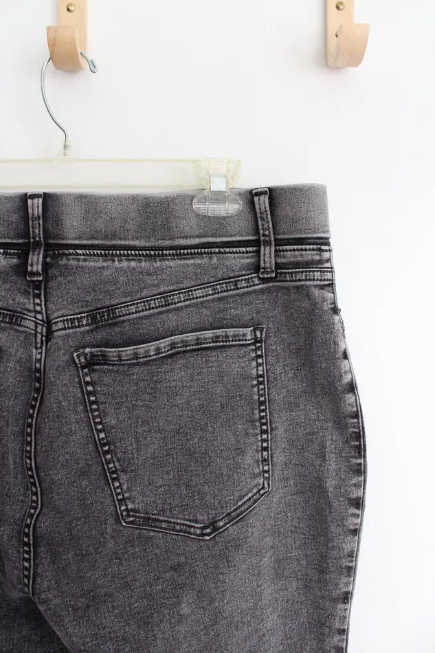Earrings Terra Sky Dark Gray Wash Capri Pants 1X 1618 Terra Sky