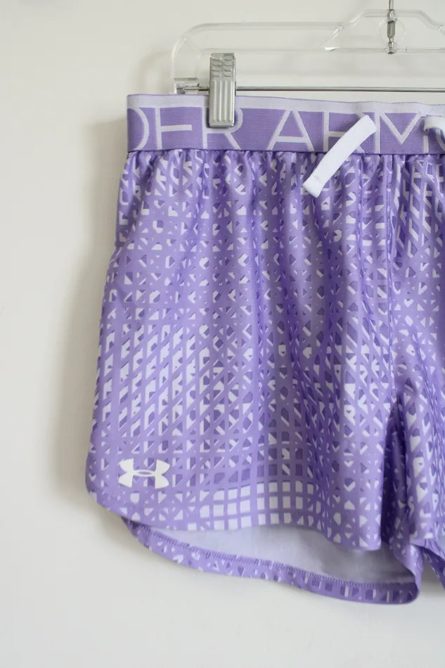 Earrings Under Armour Under Armour Purple Loose Fit Athletic Shorts Youth XL 1820