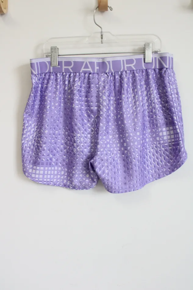 Earrings Under Armour Under Armour Purple Loose Fit Athletic Shorts Youth XL 1820