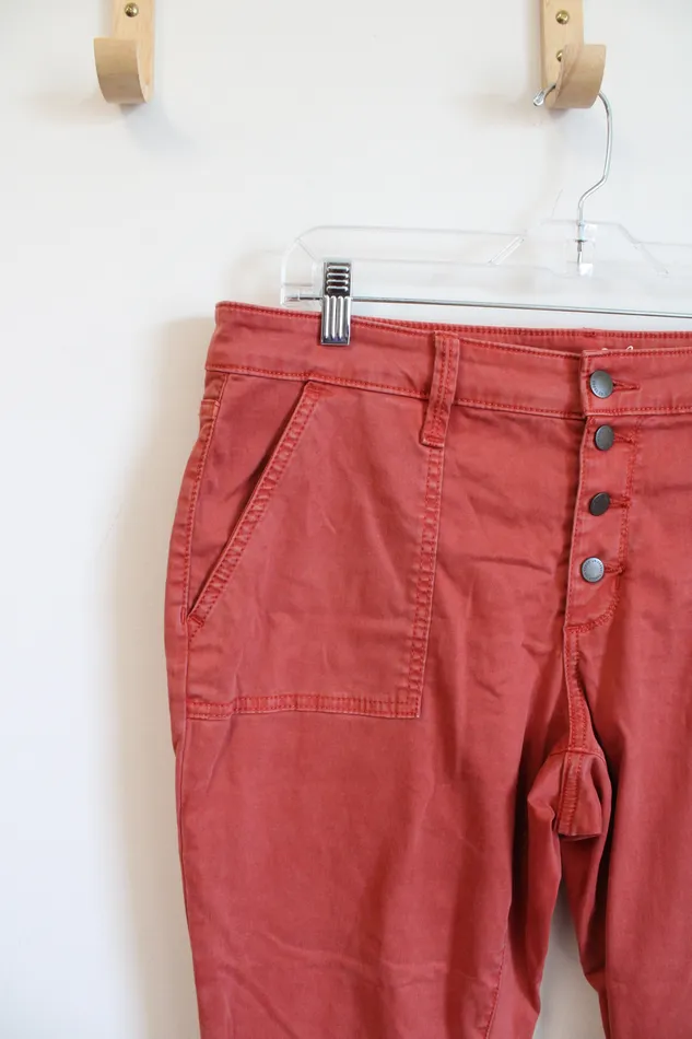 Earrings Universal Thread Universal Thread Rust Orange MidRise Pants 12