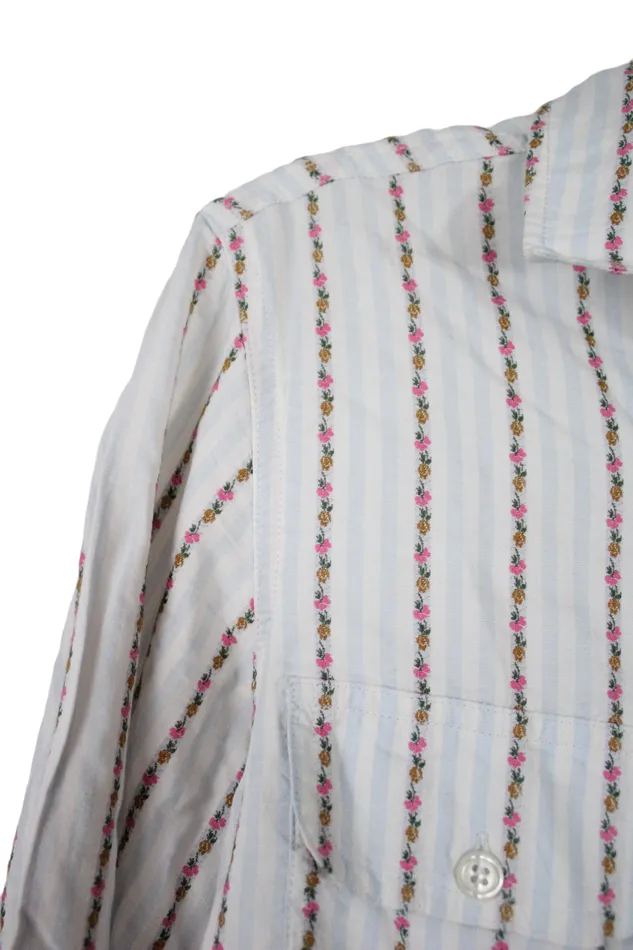 For Joseph Necklaces For Joseph Floral Striped Shirt L