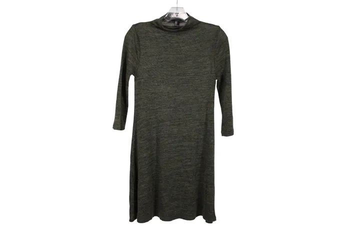 Forever 21 Green Mock Neck Dress M Forever 21 Necklaces
