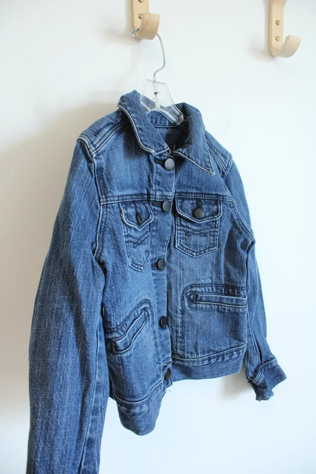 Gap Earrings Gap Kids Dark Wash Denim Jacket Youth S