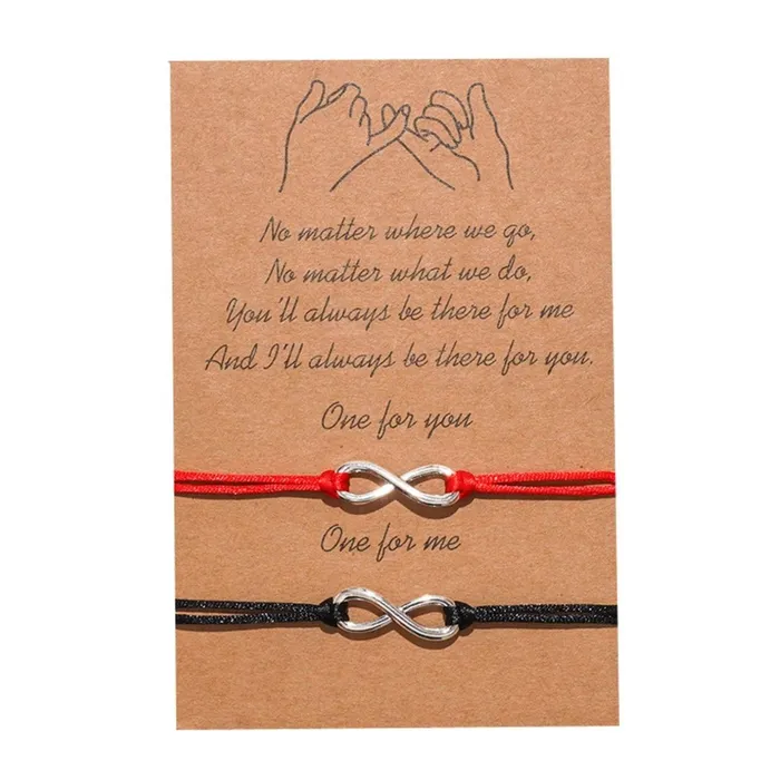Gold Shield Necklaces Pulseras para novios I Love You Infinito Corazn y Morse