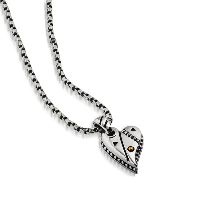 John Atencio Solar Heart Pendant Necklace Necklaces