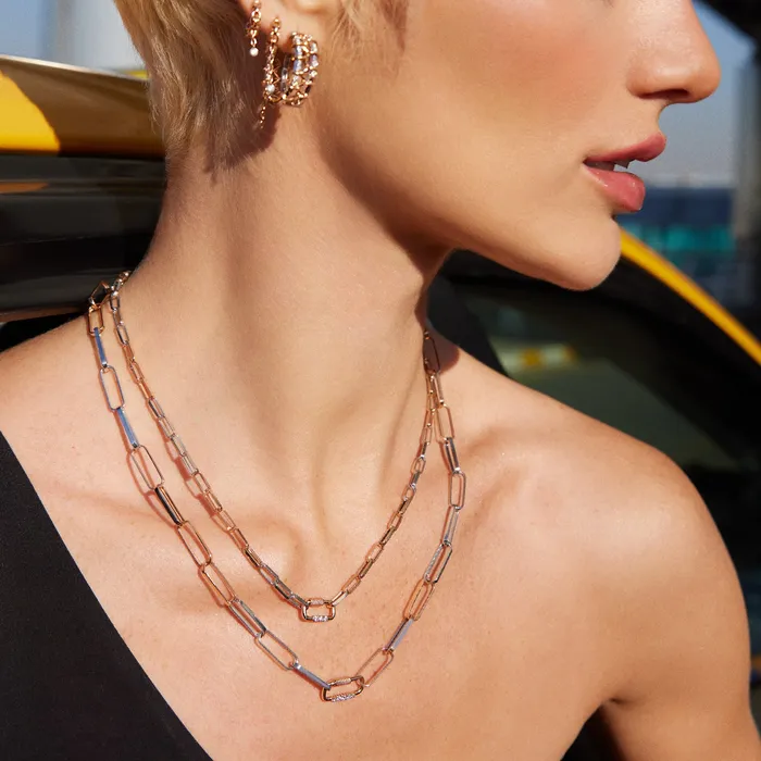 Kismet By Milka Global3 Necklaces Mini Locked Necklace