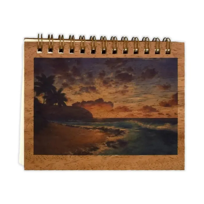 KOAKARDS Koa Kards Koa Wood Spiral Notebook 50 Pages Earrings