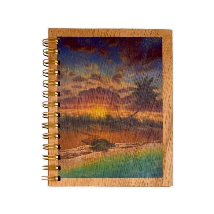 KOAKARDS Koa Kards Koa Wood Spiral Notebook 50 Pages Earrings