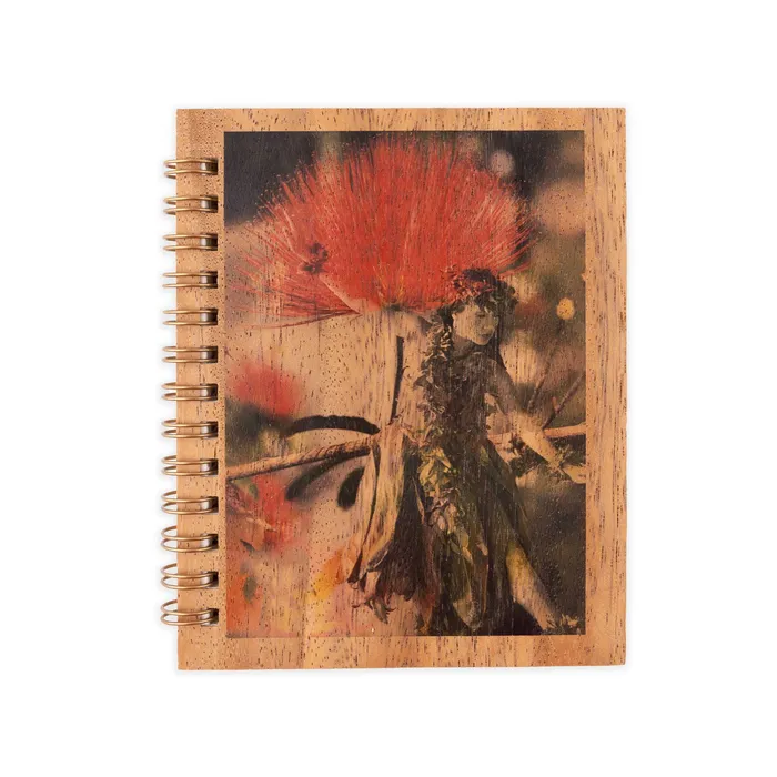 KOAKARDS Koa Kards Koa Wood Spiral Notebook 50 Pages Earrings