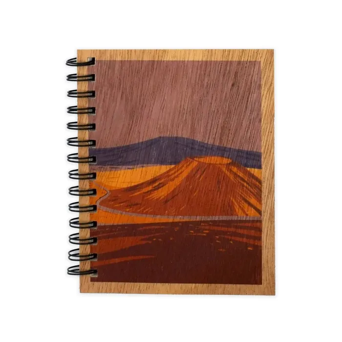 KOAKARDS Koa Kards Koa Wood Spiral Notebook 50 Pages Earrings