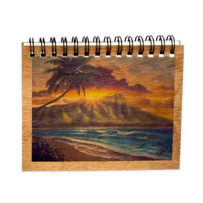 KOAKARDS Koa Kards Koa Wood Spiral Notebook 50 Pages Earrings