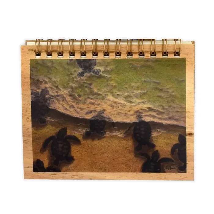 KOAKARDS Koa Kards Koa Wood Spiral Notebook 50 Pages Earrings