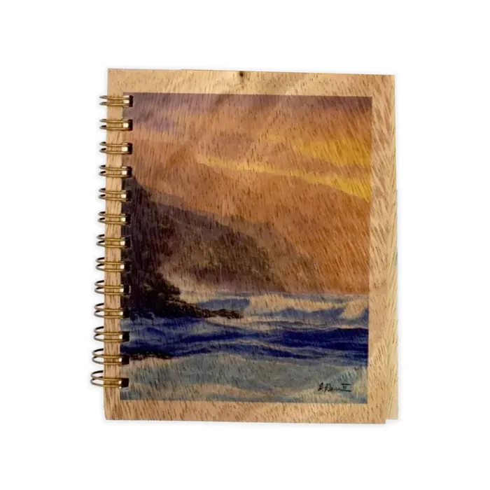 KOAKARDS Koa Kards Koa Wood Spiral Notebook 50 Pages Earrings