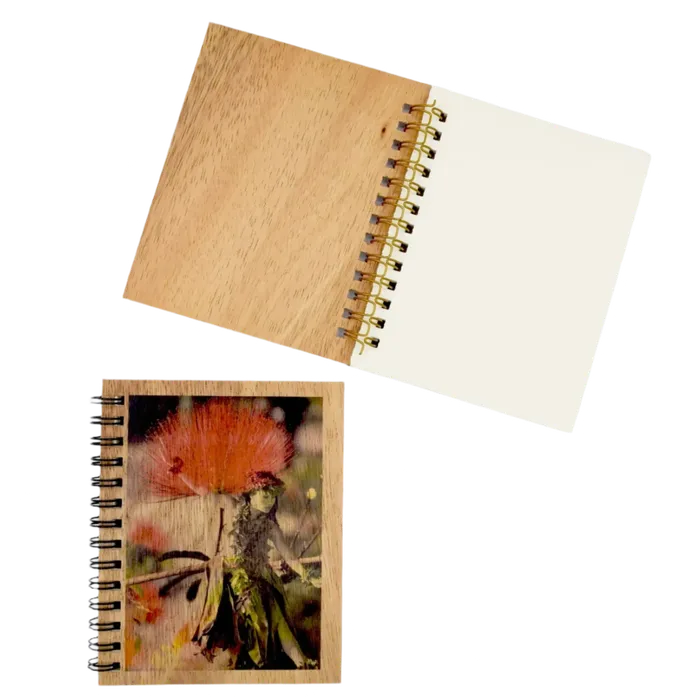 KOAKARDS Koa Kards Koa Wood Spiral Notebook 50 Pages Earrings